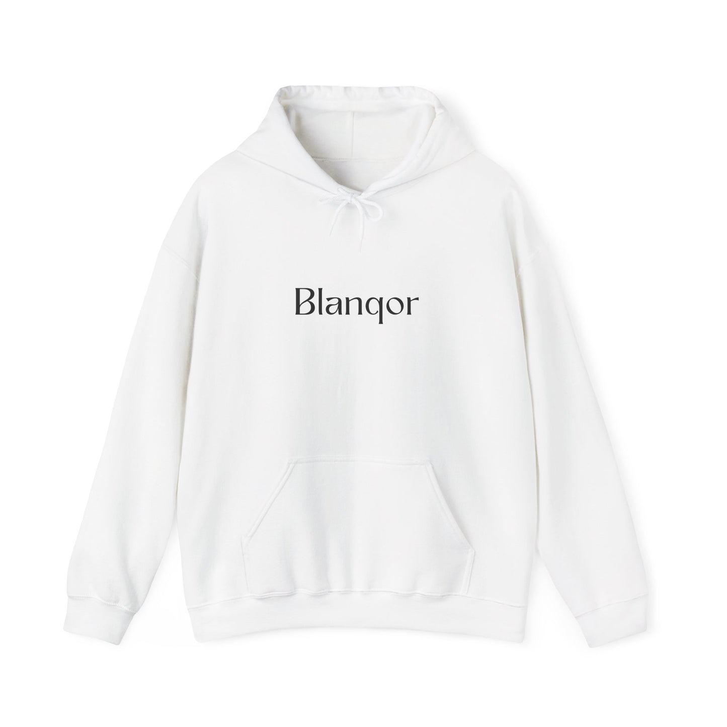 Minimalist Comfort Hoodie - Blanqor Design - With pockets, Eco Friendly Fabric