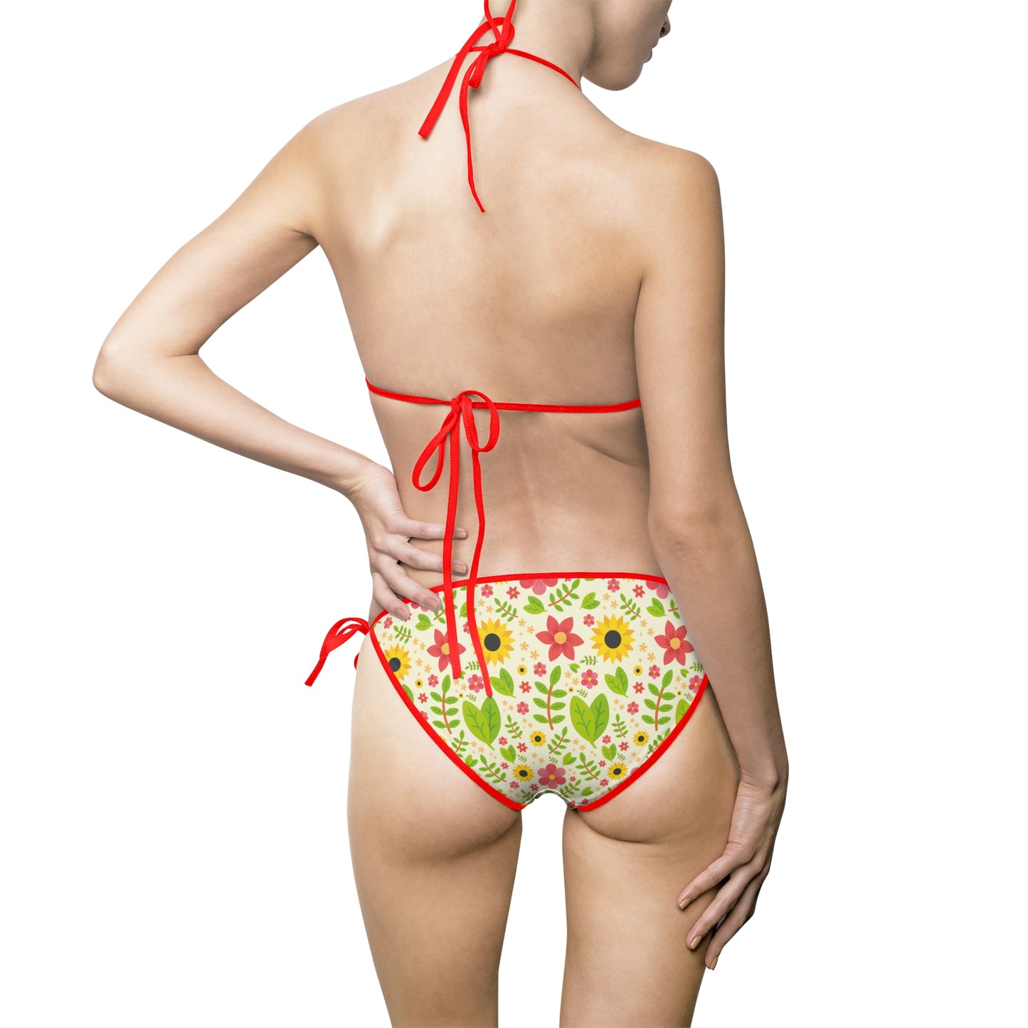 Floral Print Women's Bikini Swimsuit - Perfect for Summer Beach Days