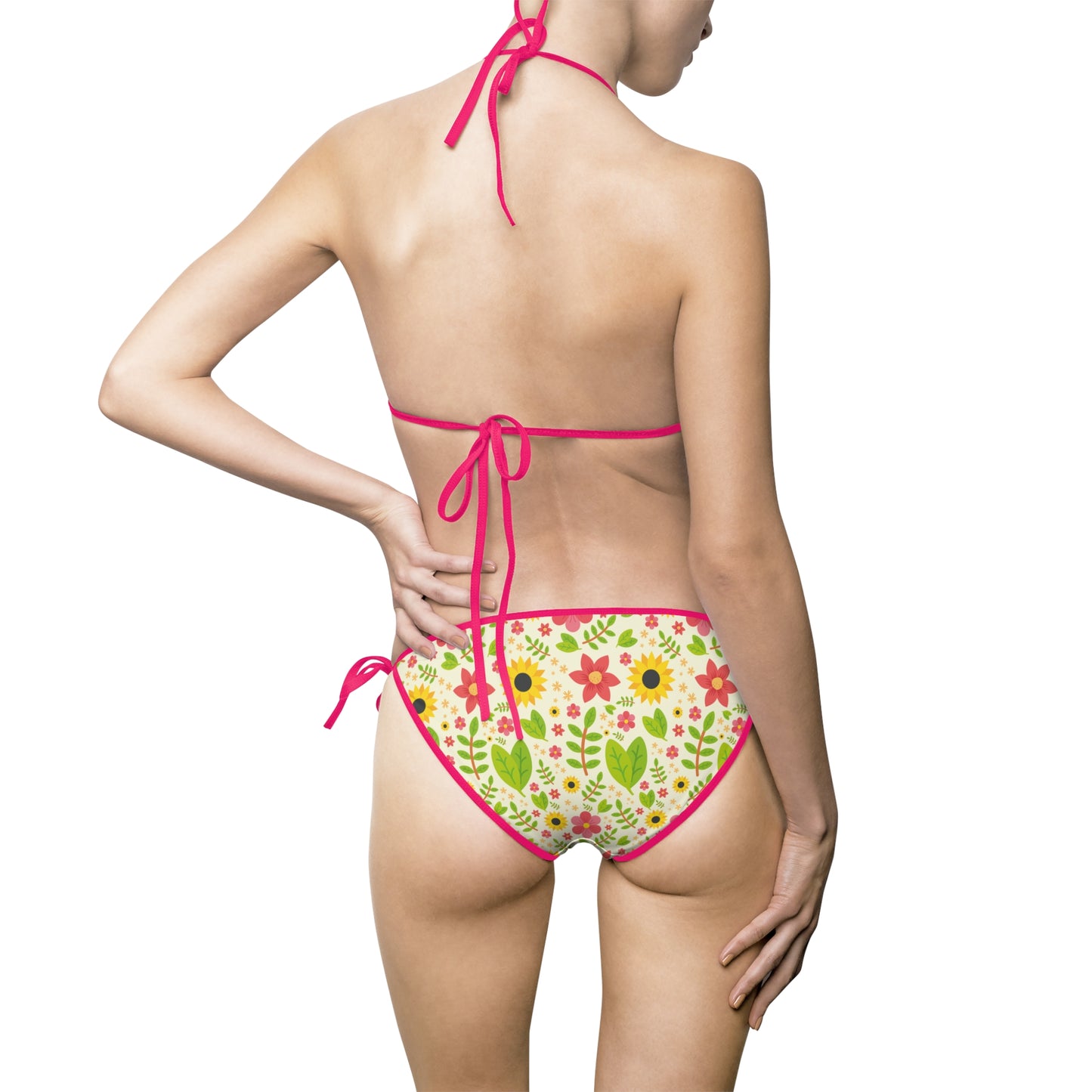 Floral Print Women's Bikini Swimsuit - Perfect for Summer Beach Days