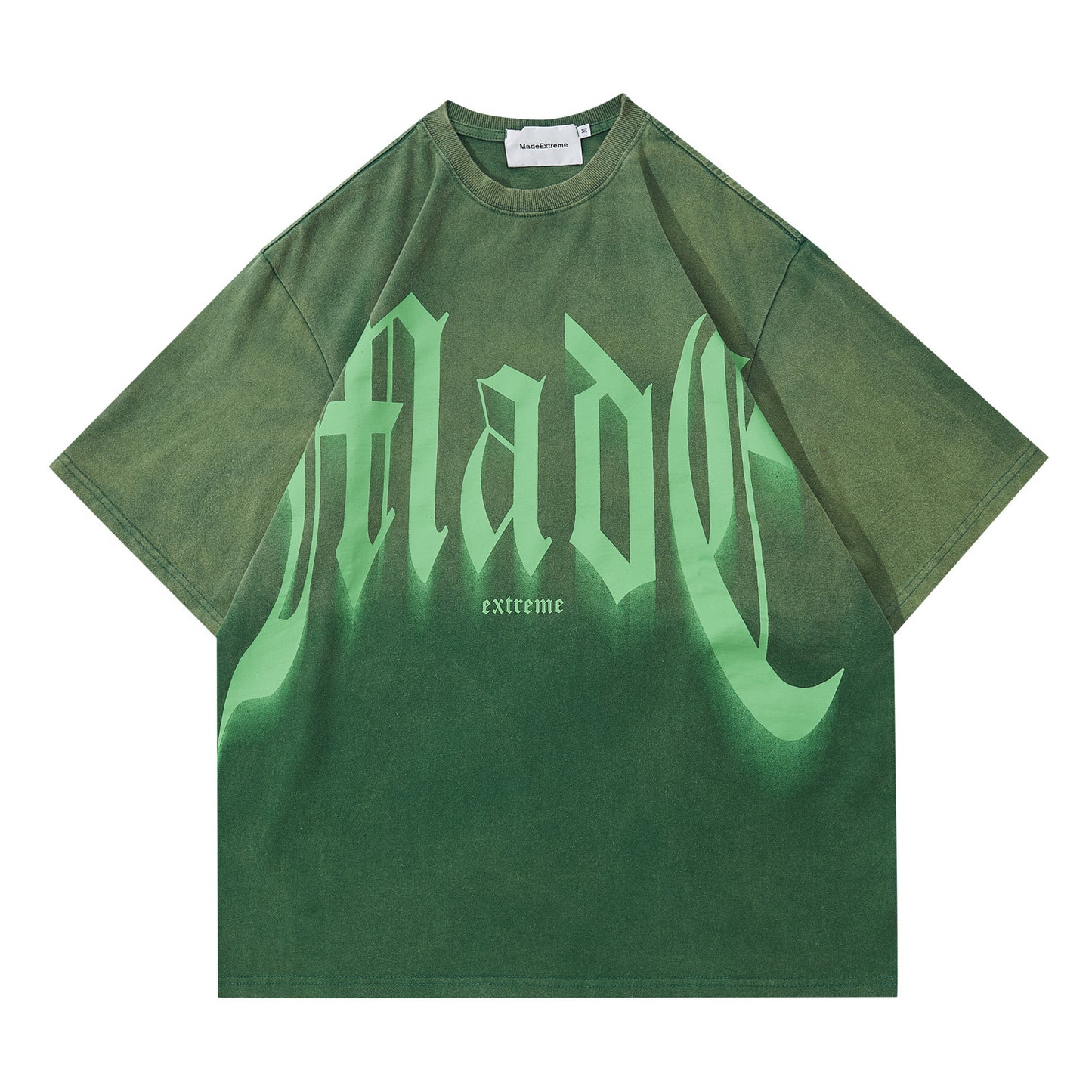 Street Basics Large Letter Print Loose Short Sleeve T-Shirt l Blanqor