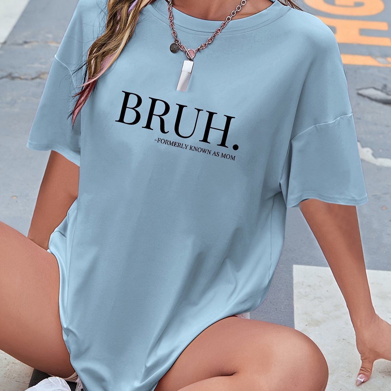 Monogramed Crewneck Sports T-shirt | Blanqor