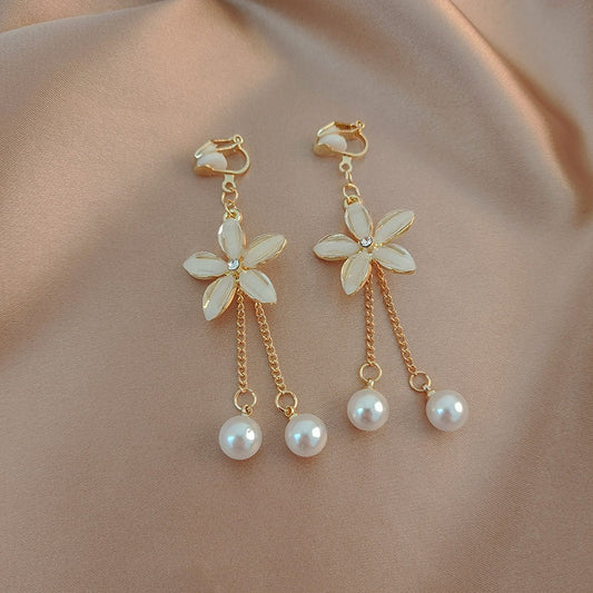 High-grade Pearl Ear Clip Without Pierced Ears | Blanqor